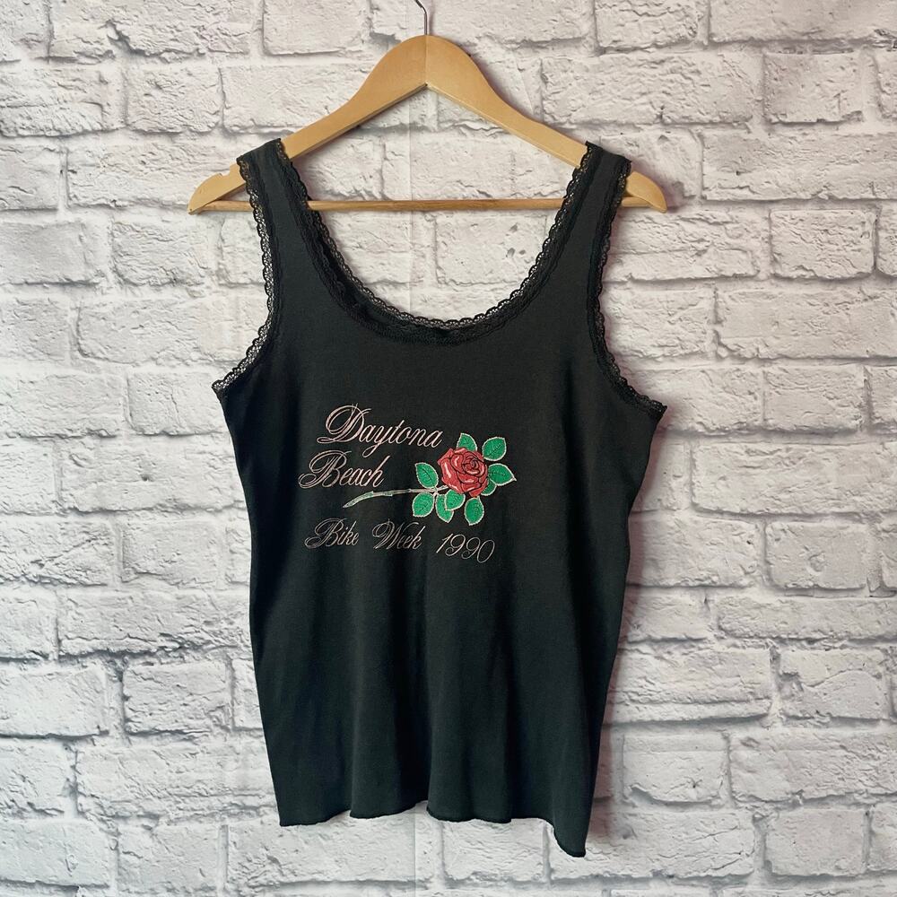 90's Harley Davidson 3D Emblem "Harley Honey" Women's True Vintage Tank Top
